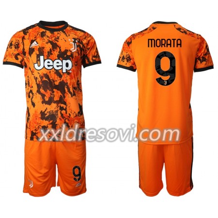 Juventus Morata 9 Treći Dječji Komplet Dresovi za Nogomet 2020-2021 (+ kratke hlače)